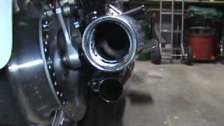 2008 Honda VTX 1300R Hole Saw Exhaust Modification