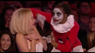 Clown Dancers SCARE The Heck Out of Judges! | Auditions 5 | Britain’s Got Talent 2017