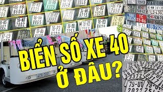 Biến số xe 40 Ở đâu 100 người thì 99 người chưa biết hết biển số xe máy ô tô 64 tỉnh thành Việt Nam