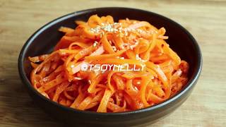 Настоящая корейская кухня: Морковь по-корейски. Морковь-ча.