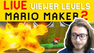 Super Mario Maker 2 Viewer Levels Live Stream #1