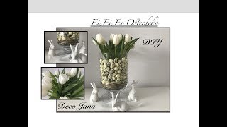 DIY: Frühling´s Blumendeko, Osterdeko fix selbst gemacht / Deko Jana