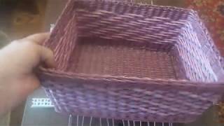 Шкатулка с крышкой. Прямоугольное дно. Часть 1.