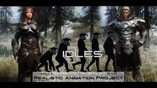 Realistic Animation Project - Idles - Skyrim Mods [4K]