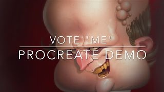 Ep.33| Vote "Me" - Procreate Demo