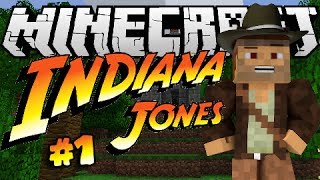 Minecraft: Indiana Jones & The Herobrine Staff - THE INDIANS ARE COMING! #1 - Custom Map
