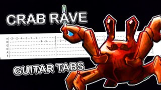 Crab Rave on Guitar + Tab / Tutorial