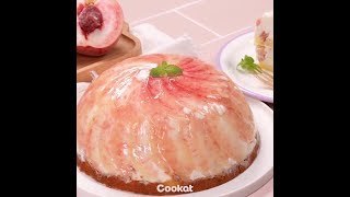 [Cookat Hong Kong] 滿桃桃花蛋糕 Peach Dome Cake