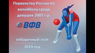 первенство России по волейболу среди девушек 2007 г.р.