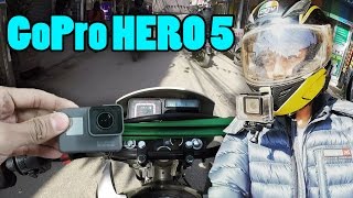 GoPro HERO 5 | The Front View | Please don't tear the stickers | Motovlog | Nepal