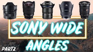 SONY A7iii E-Mount BEST WIDE ANGLE LENSES: Part 2 (2019)