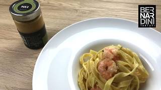 Tagliatelle gamberi e tartufo