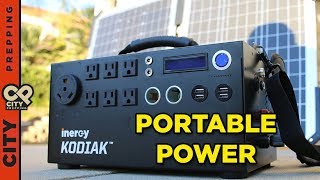 How to get unlimited power after SHTF: Solar Generator (Inergy Kodiak)