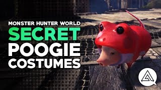 Monster Hunter World | How to Find the Secret Poogie Costumes