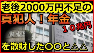 【衝撃】老後2000万円不足の真犯人　年金10兆円を散財した〇〇と△△80年史【ユアライフアップガイド】