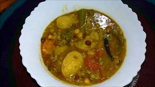 এই ভাবে ডাল রান্না করেছেন? আজকেই করুন// Gota sabji Dal //Gota Sheddho //Boiled Mixed Vegetable Dal