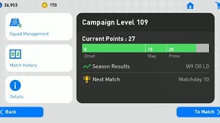 Full Match Campaign Level 109 Matchday 10 PES 2019 Mobile