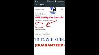 VPN SetUp On Android ?%Working.