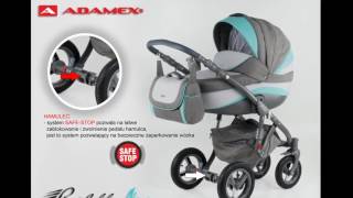 Универсальная коляска 2 в 1 Adamex Barletta New