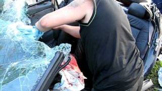 ДТП 09.07.2009 - SAAB снес столб на Блюхера. Водитель погиб - 4