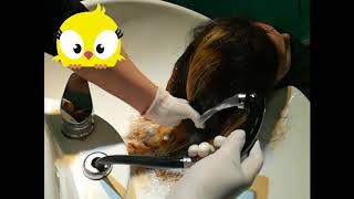 balayage rubio medio paso a paso