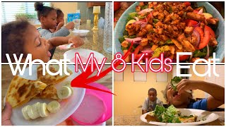 WHAT MY 8 KIDS EAT IN A DAY| REALISTIC MEALS
