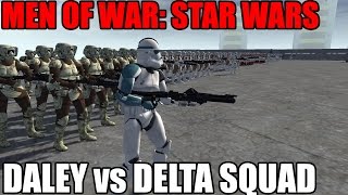 DALEY SQUAD vs DELTA SQUAD ~ Star Wars Mod - Men of War: Assault Squad 2