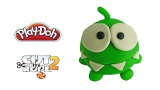 Playdoh Cut the Rope 2 Om Nom - How to make with Play Doh