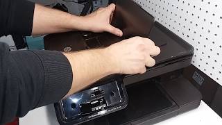Taking Apart HP Photosmart 7520, 7510, 7525, 7515 Printer Disassembly