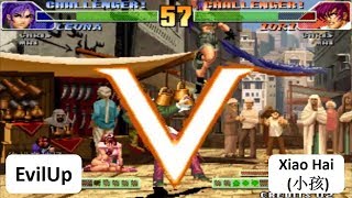 Kof 98 COMBO EvilUp VS Xiao Hai(小孩)  格斗之王 98 COMBO