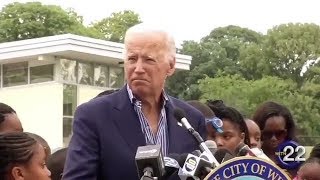 Joe Biden Talks About Kids Rubbing His Hairy Legs In The Pool During Campaign Stop