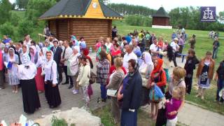 Освящение часовни-купели на источнике "12 ключей" (Венев, Тульская Епархия)