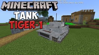 Настоящий Танк Тигр-1 в Minecraft 1.2 Beta 7!