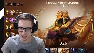 572. Bjergsen Duo with MikeYeung - Azir vs Kassadin - Mid - Patch 7.23