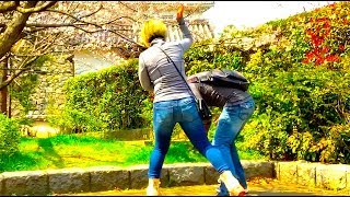 Ep8  Female Assassin takedown and groin kick#ballbusting#selfdefense#femalefightscene