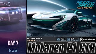 Need For Speed No Limits: McLaren P1 GTR | Blackridge Breakout (Day 7 - Escape)