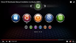 Clover EFI Bootloader Manual Installation via Ubuntu (UEFI)