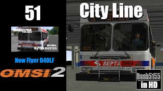 Grundelphia Route 51 with New Flyer D40LF (Cummins) - OMSI 2