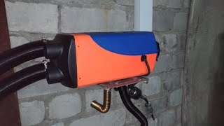 Китайская вебасто 5кватт 12вольт - в работе