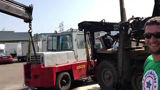 Имитация нагрузки погрузчиком. Диагностируем манипулятор PALFINGER PK32080