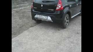 Рено сандеро накладка заднего бампера "КАРТ RS"
