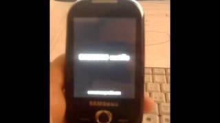 Samsung corby s3650 hard reset
