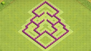 Clash Of Clans - Непобедимая база для 6 тх (2019)
