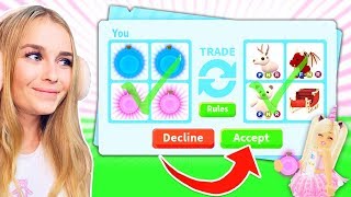 I Traded SMALL And BIG POTIONS ONLY In Adopt Me! (Roblox)