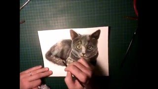 kitty - нарисовать котенка акварелью / kitty watercolor painting