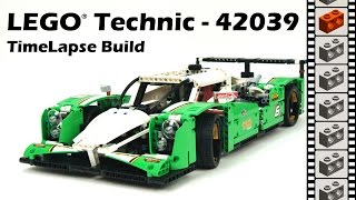 LEGO Technic 42039, 24 Hours Race Car - TimeLapse Build