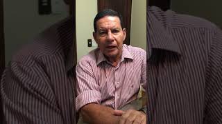 General Mourão fala sobre cancelamento de evento em Blumenau