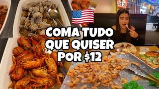 COMIDA LIBERADA POR $12! CAMARÃO, LAGOSTA, OSTRA E TUDO QUE VC PODE IMAGINAR.