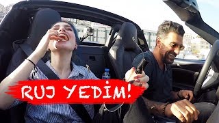 DRİFT YAPAN ARABADA MAKYAJ YAPTIM!