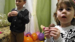Шарики СЮРПРИЗЫ Challenge balls surprises игрушки в шарах  киндер сюрприз,шопкинс